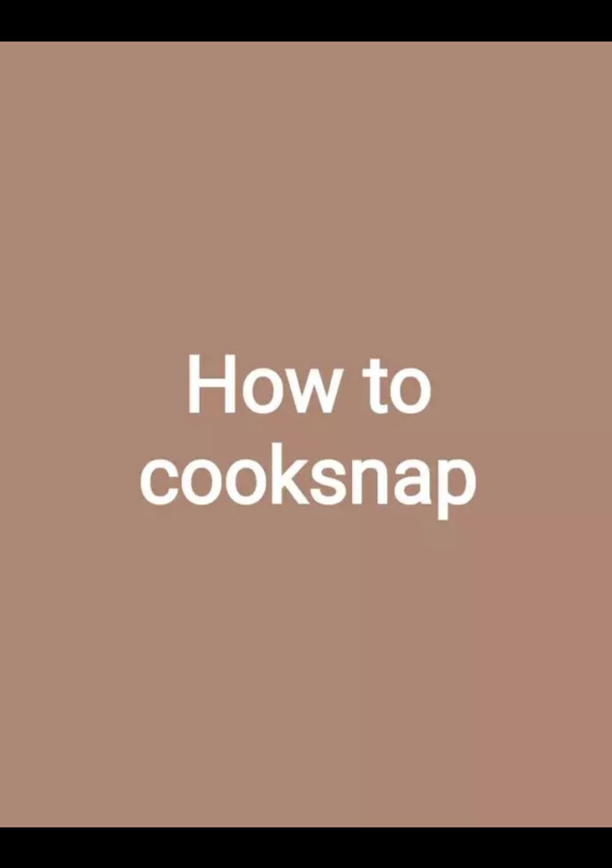 A picture of How to send a cooksnap.