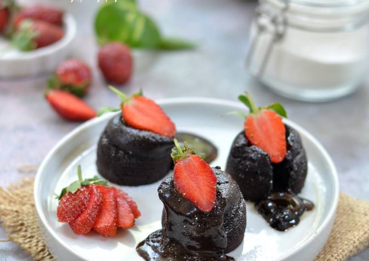 Molten Chocolate Cake (Steamed)