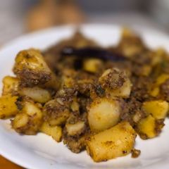 A picture of Homestyle Masala Aloo Fry.