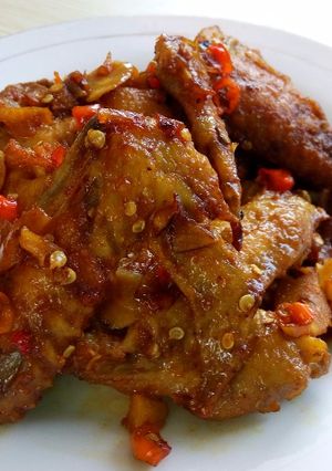 Foto resep Sayap Ayam Gurih Pedas