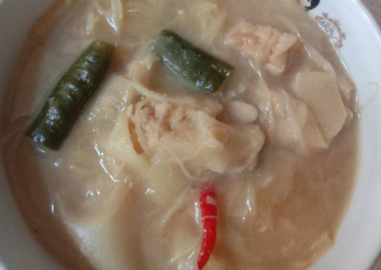 Bahan Lodeh rebung tahu | Langkah Membuat Lodeh rebung tahu Yang Enak Dan Lezat
