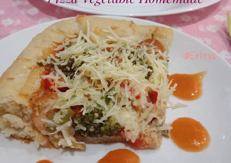 Resep Pizza Vegetable Homemade Enak dan Antiribet