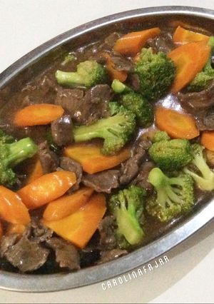 Foto resep Brokoli Cah Daging Sapi Saos Tiram
