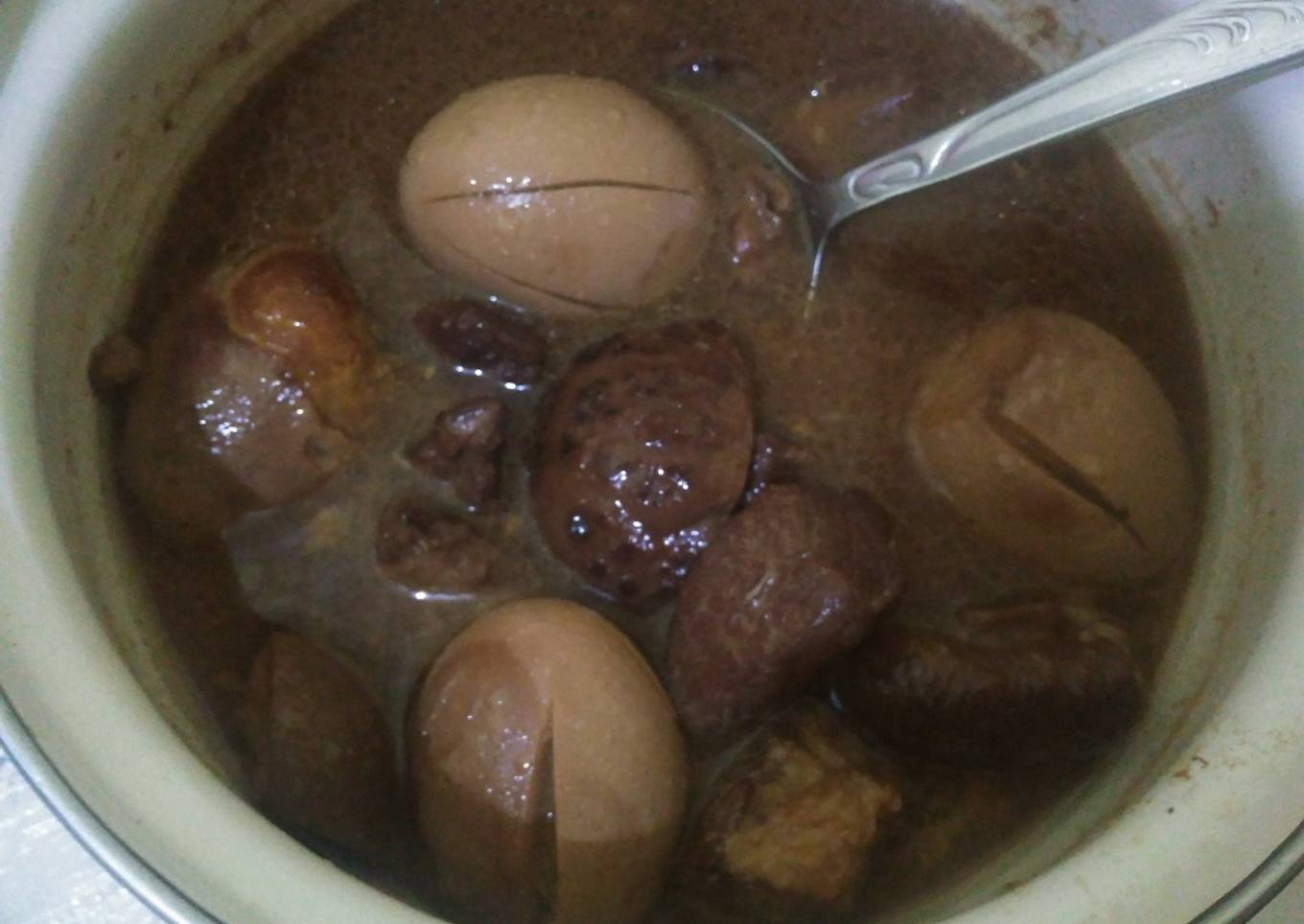 Babi kecap (braised pork savoury version)