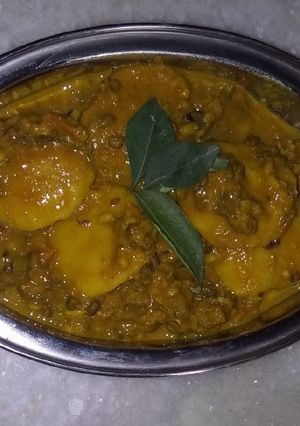A picture of DAL DHOKLI from leftover dal.