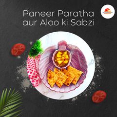 A picture of Paneer paratha.