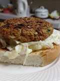 Hamburguesas de carne de soja