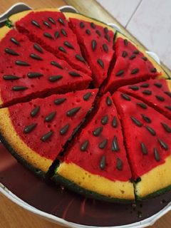 عکسی از دستور کیک هندوانه