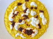 Una foto di stracciatella risotto