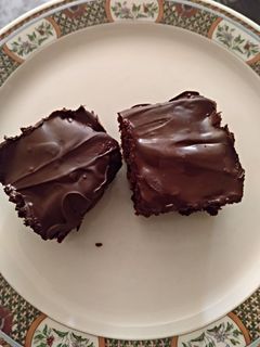 Una foto de Brownie de chocolate