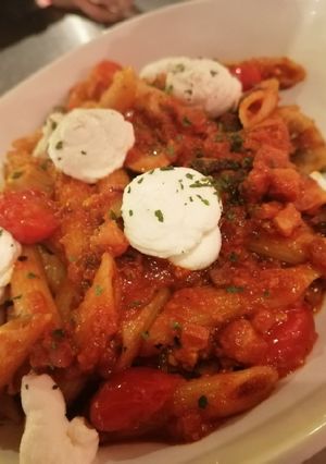 A picture of Penne Calabriata.