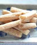 Snack de papa tipo japonés