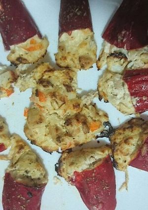 Una foto de Pimientos rellenos de atún y surimi