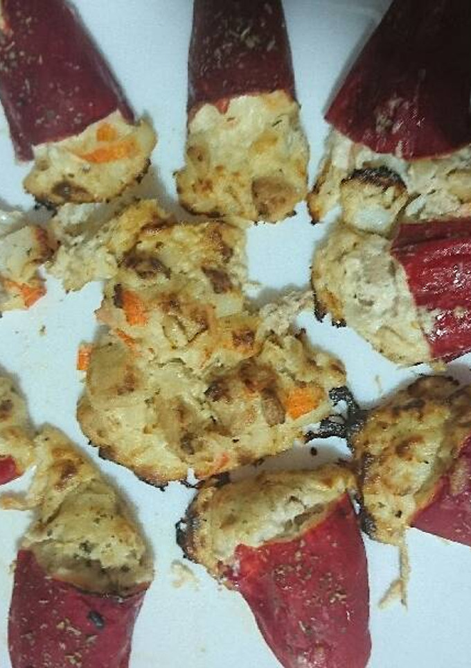 Una foto de Pimientos rellenos de atún y surimi
