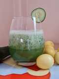 Agua de pepino con suero de leche 🥒🍋 Receta de aprovechamiento