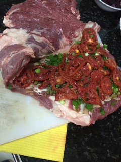 Una foto de Vacio relleno a la parrilla