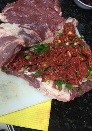 Una foto de Vacio relleno a la parrilla