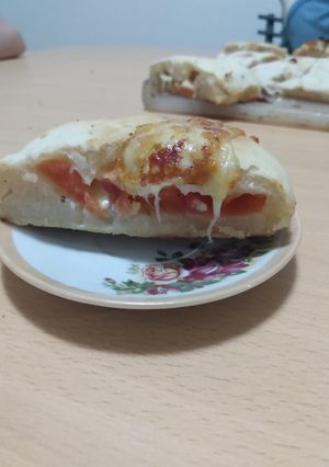 Una foto de Tarta Caprese