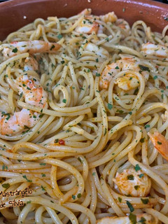 Una foto de Spaghetti al Pil Pil