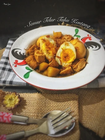 Cara Gampang Membikin Resep Semur Telur Tahu Kentang yang Uenak Anti Ribet, Sempurna