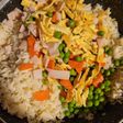 Arroz tres delicias casero!!