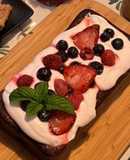 Tarta de Yogurth y frambuesas