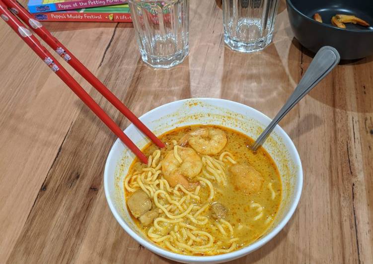 Recipe: Appetizing Curry Laksa