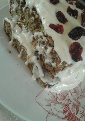 Una foto de Pan de zanahoria con betun de queso crema