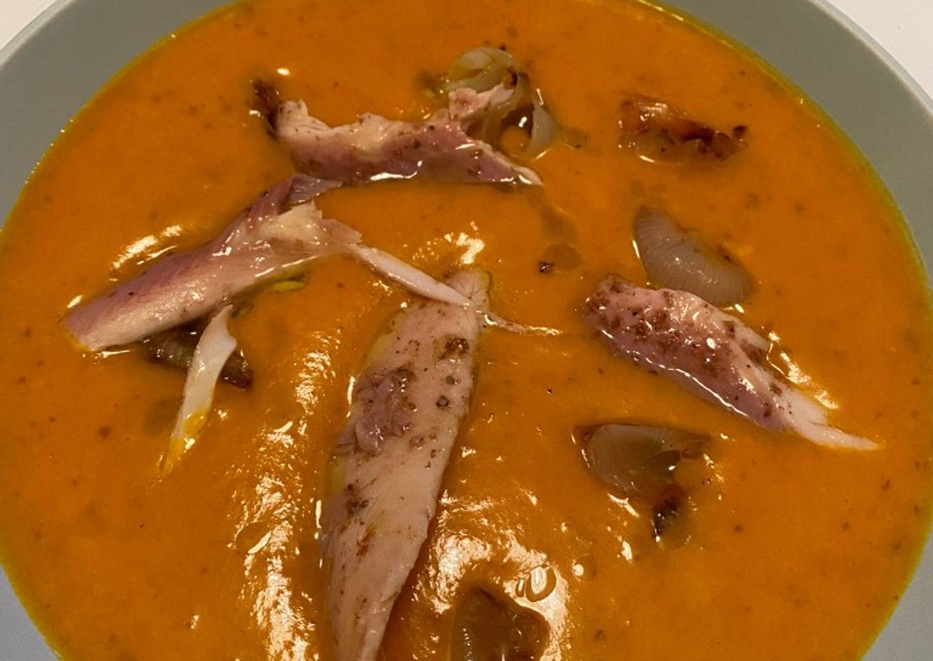 Soupe potimarron truite fumée 🐟. Recette🥬 d'automne