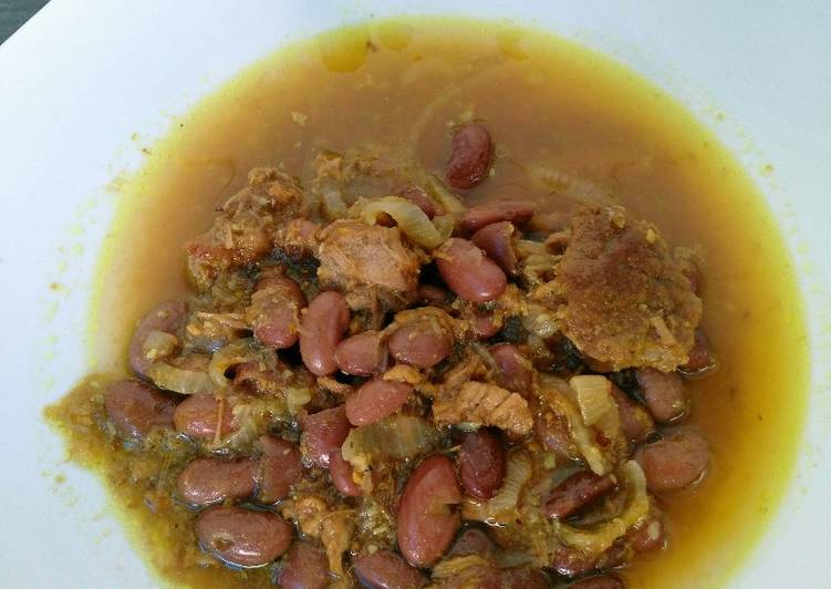 Kacang Merah bumbu Terik Daging