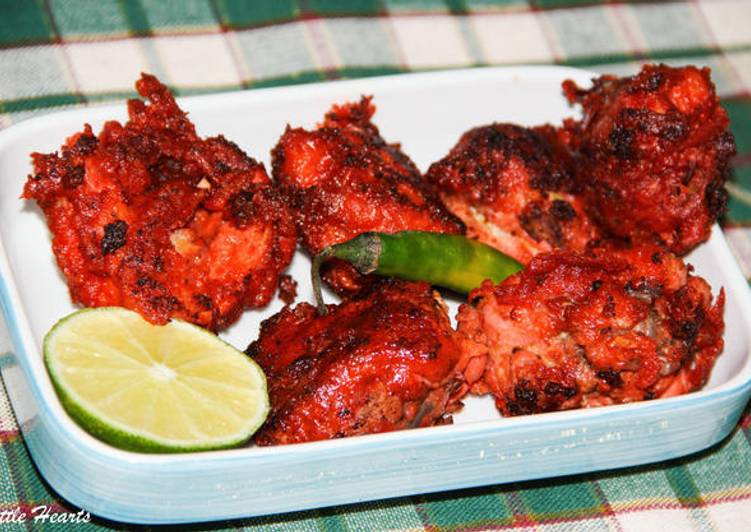 Recipe of Homemade Bangalore Empire Restaurant Style Fried Chicken Kebabs