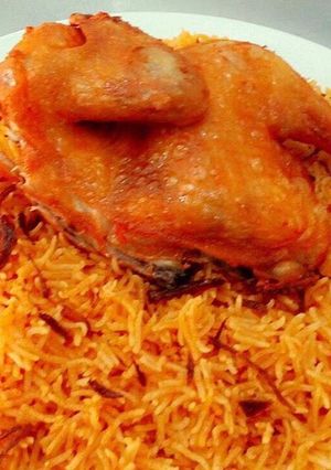 صورة لوصفة الرز البخاري