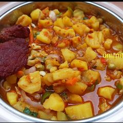 A picture of Irish potato porridge.