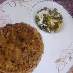 A picture of Methi matar malai.