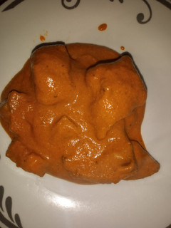 Una foto de Pipián rojo con carne de puerco y chilacayote