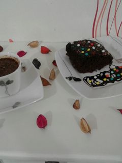 عکسی از دستور کیک شکلاتی خیس😋