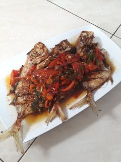 Foto resep Ikan bubara oseng oseng pelangi