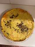 Quiche de Cebola roxa Caramelizada com queijos