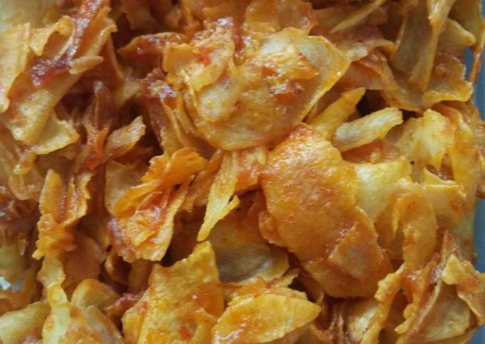 Resep Kripik Singkong Pedas Manis Oleh Suryani Cookpad