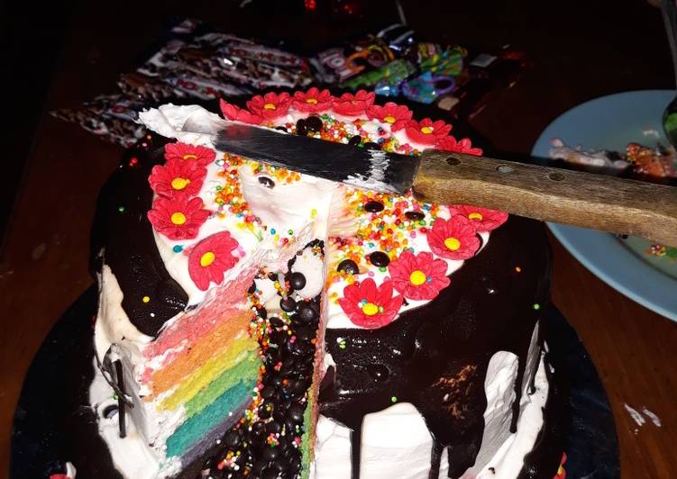 Brownies and Rainbow Cake🍰
