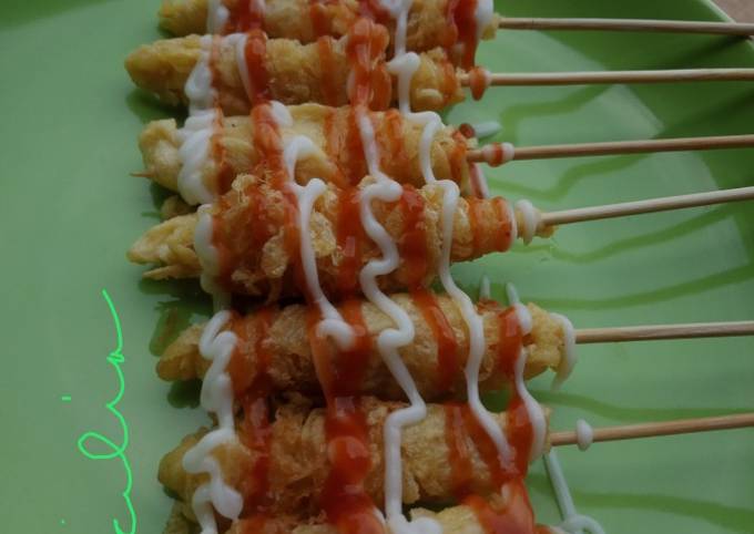 Sate Telur Gulung