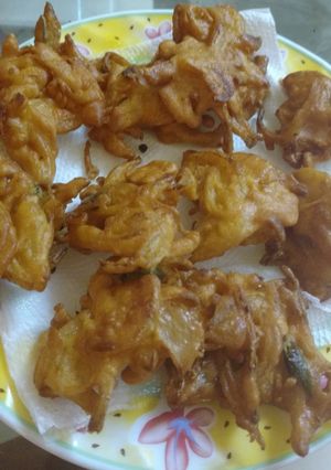 A picture of Kanda Bhajji(onion pakore).