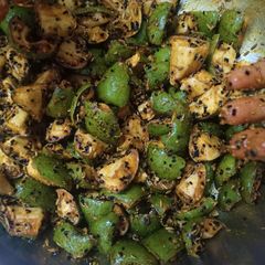 Mango pickle A picture of Mango pickle.