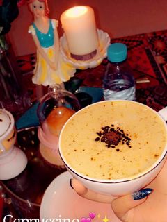 صورة لوصفة ✨☕️ كابتشينو على طريقتي