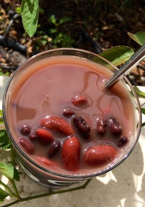 Hình của món Chè đỏ đen.