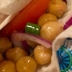 A picture of Roasted Chickpea Wraps.