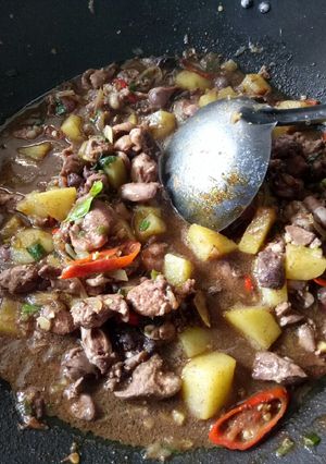 Foto resep Ati ampla kentang bumbu kecap.. 😉