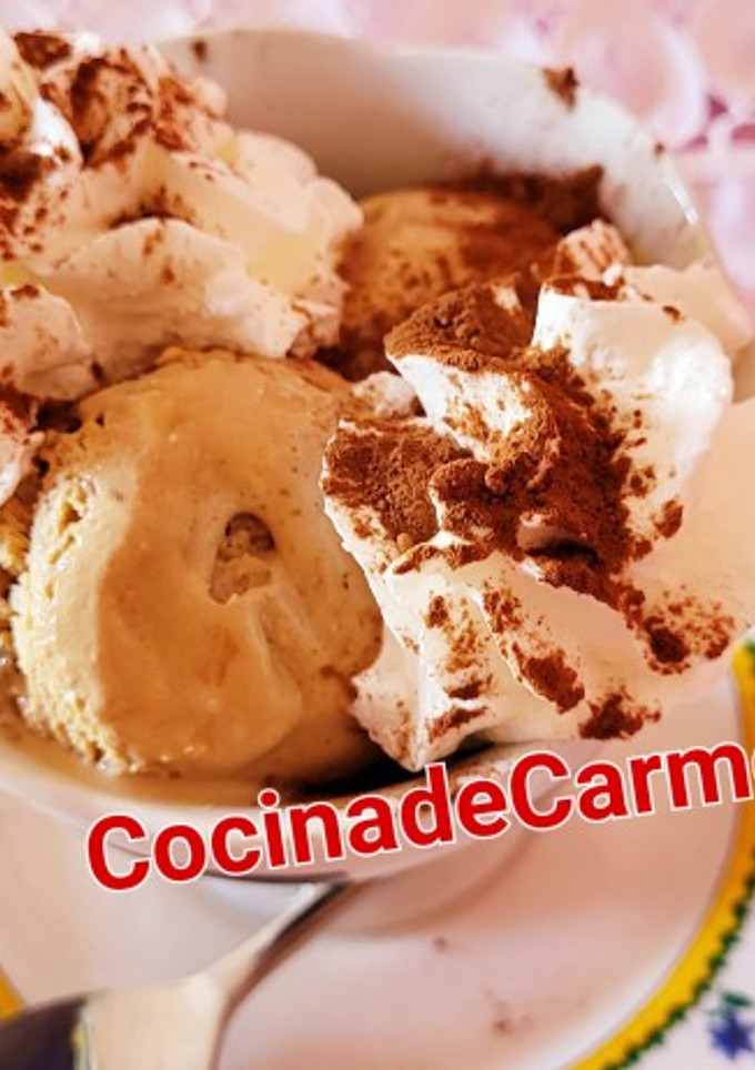 Una foto de Helado capucchino improvisado