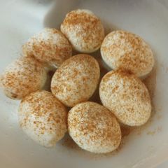 A picture of Spiced Eggs Medium Boiled.