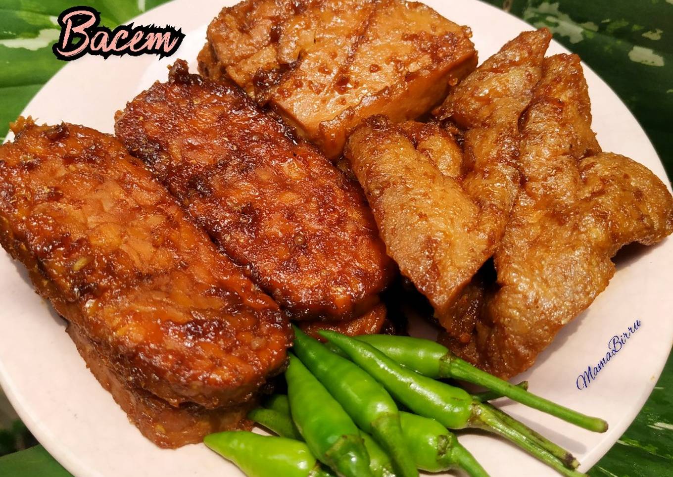 Tempe Tahu Bacem Legit Gurih